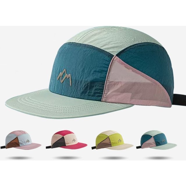 New Lightweight Thin 5-panel Baseball Caps for women Summer Outdoor Leisure Sunscreen Quick-drying Camping Hats for men