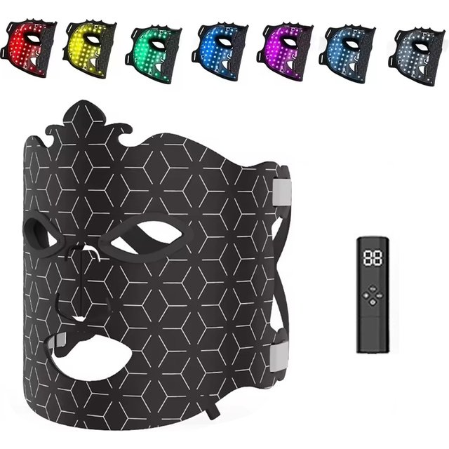 NEWEST Silicone Led Face Mask 8 Colors Red Light Therapy Infrared Flexible Soft Mask Led Therapy Anti Aging Advanced Photon Mask