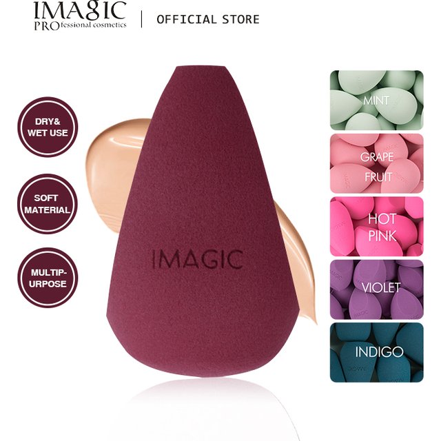 IMAGIC Makeup Sponge 10 Pcs Wet And Dry Puff Professional Soft Makeup Puff Sponge Ultra-High Quality Bigger Combination Packages