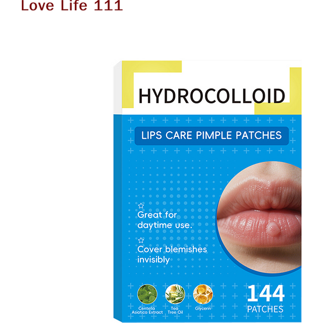 New 144pcs Mouth Blister Patch Cold Sore Lip Blister Patch Cold Sore Healing Hydrocolloid Lip Care Stickers Mouth Blister Patch