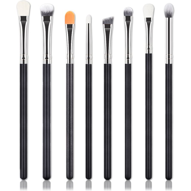 8Pcs Eyeshadow Makeup Brush Set, Blending Concealer Detail Brushes for Daily Eye Makeup for Beginners