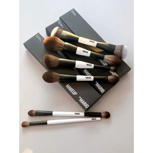 F4 All Mario Dual-Ended Foundation Face Brush Double-ended Powder Blush Contour And Soft Fiber Eyeshadow Concealer Makeup Brushe
