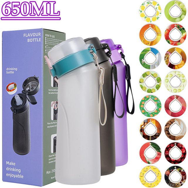 Bouteille d'eau aromatisée de sport Alr Up, gobelet d'eau, gobelet de parfum de fruits, extérieur,
