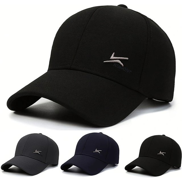 Unisex Two Hook Embroidery Baseball Caps Spring and Autumn Outdoor Adjustable Casual Hats Sunscreen Hat