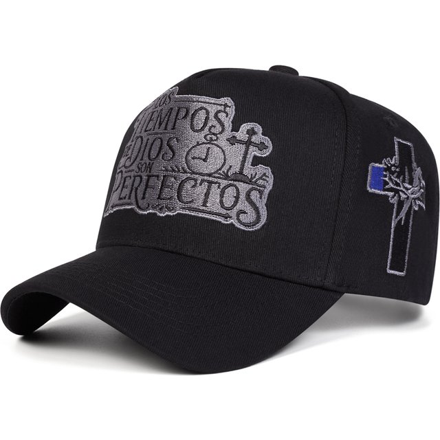 Unisex LOS TIEMPOS DE DIOS Letter Embroidery Baseball Caps Spring Autumn Outdoor Adjustable Casual Hats Sunscreen Hat Sports Cap