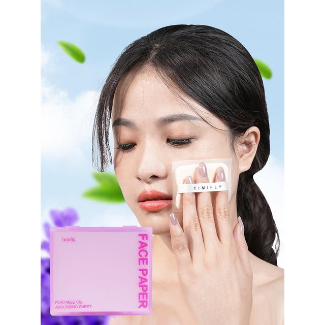 100Pcs Face Oil Absorbing Paper Protable Facial Control Wipes Oily Face Blotting Matting Tissue Makeup Facial Clean
