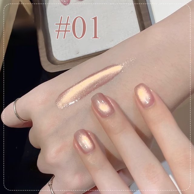 1-21pcs ZH Golden Cat Magnetic Gel Nail Polish Dark Brown Red Green Nail Art Varnish Winter Autumn For Nails DIY Nail Supplies