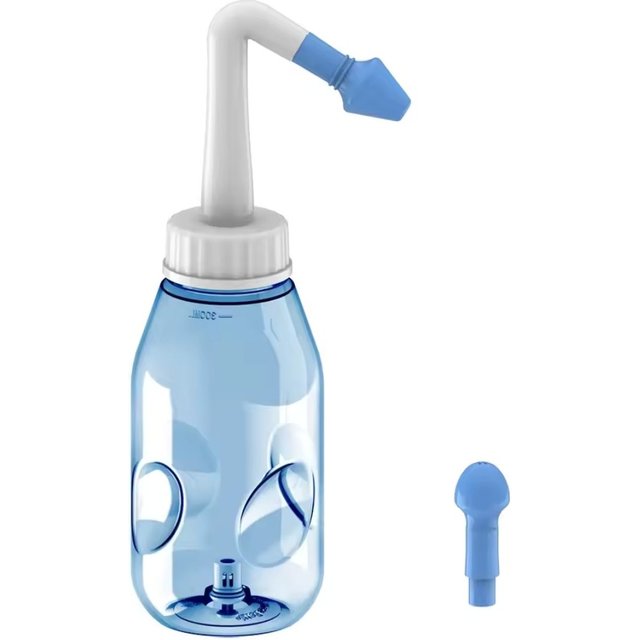 300ml Nasal Cleanser for Adults Kids Portable Sinus Rinse Kit Nose Wash Irrigation System Travel Bottle Nasal Rinsing System