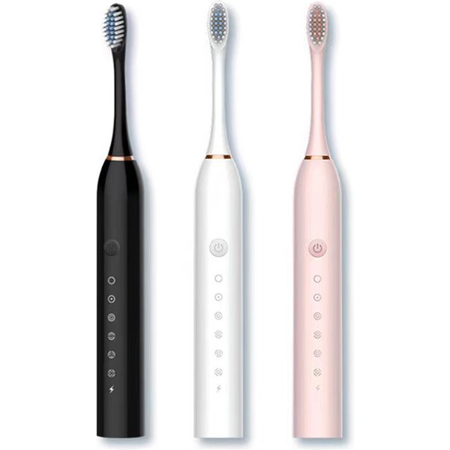 Electric Toothbrush Set Ultrasonic Adult Fully Automatic Smart Sonic Ultra Fine Soft Wool Easy To Carry Full Body Waterproof-