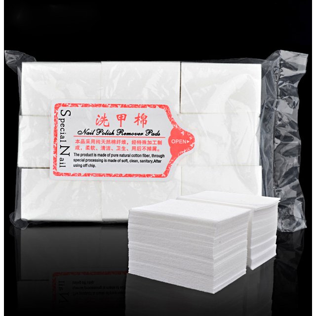 540Pcs/Pack lint-free wipes Nail Cotton Napkins White Towel For Nail Polish Cleaning Removal gel varnish Clean Pads Manicure
