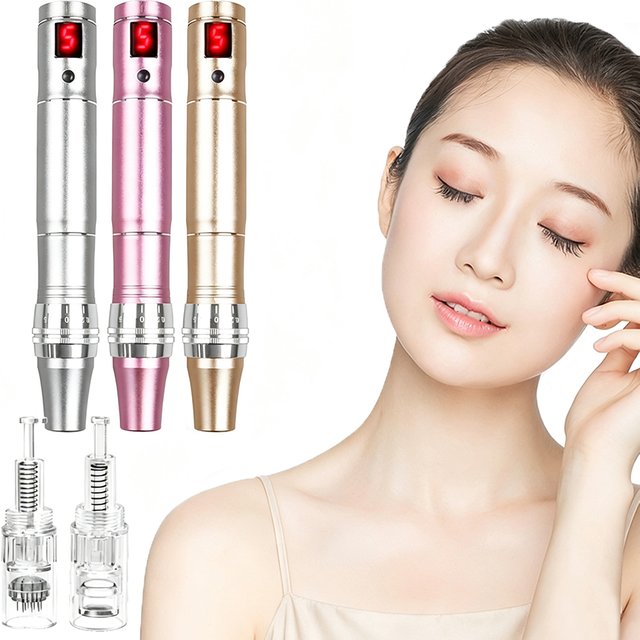 Wireless Electric Ultima Dr.imp Dermapen Auto Micro Needling Pen Replaceable Microneedling Cartridge Mesotherapy Skin Care Tool