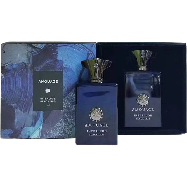 Amouage Parfum De Luxe Interlude Men Perfume 100ml Long Lasting Bold Refined Luxurious Oriental Leather Royal Tobacco Signature