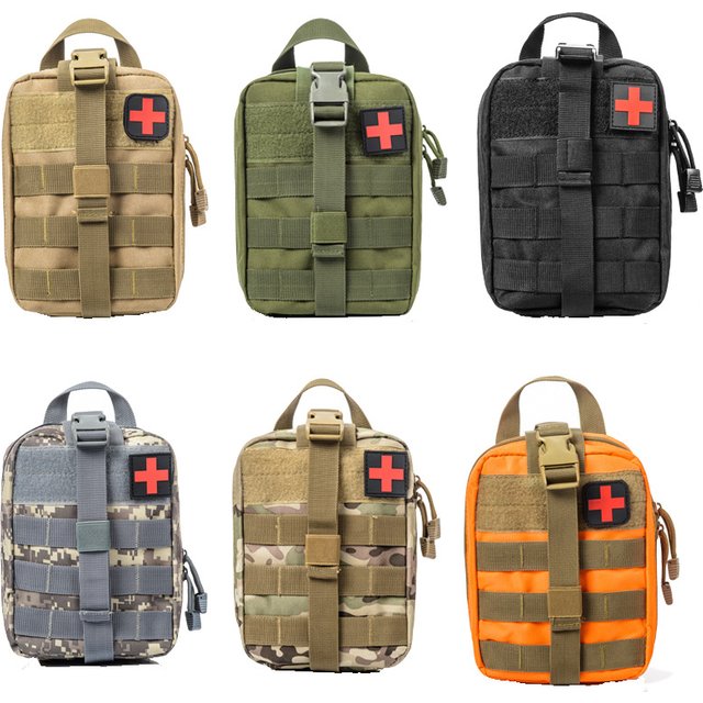 Trousse de premiers secours tactique Portable, sac médical pour randonnée voyage maison, étui de traitement d'urgence, outils de survie, pochette EDC
