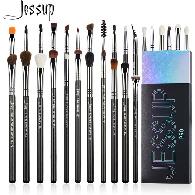 Jessup Eye Makeup Brushes Set,Professional Makeup Brush,Synthetic Eye Blending Brush Eyeshadow Brush Eyebrow Crease Shader T341