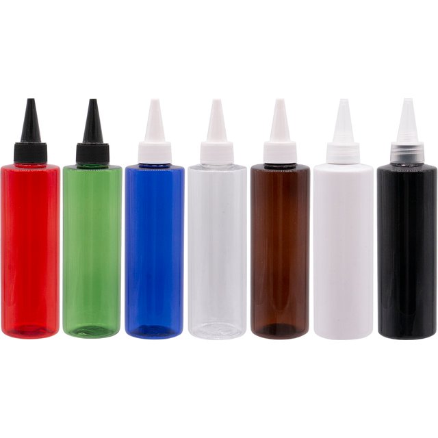 AfricPoint-Récipient en Plastique avec Capuchon Torsadé pour Liquide, Emballage pour Shampooing HI, 24 Pièces, 100ml, 120ml, 150ml, 200ml, 250ml