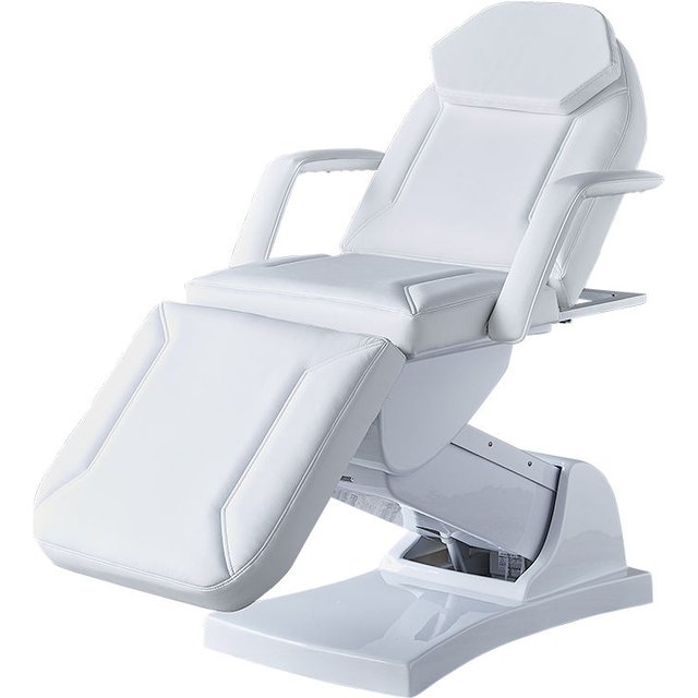 3-Motor Electric Facial Bed Adjustable Esthetician Chair Medical Spa Massage Table Eyelash Extension Beauty Salon Furniture