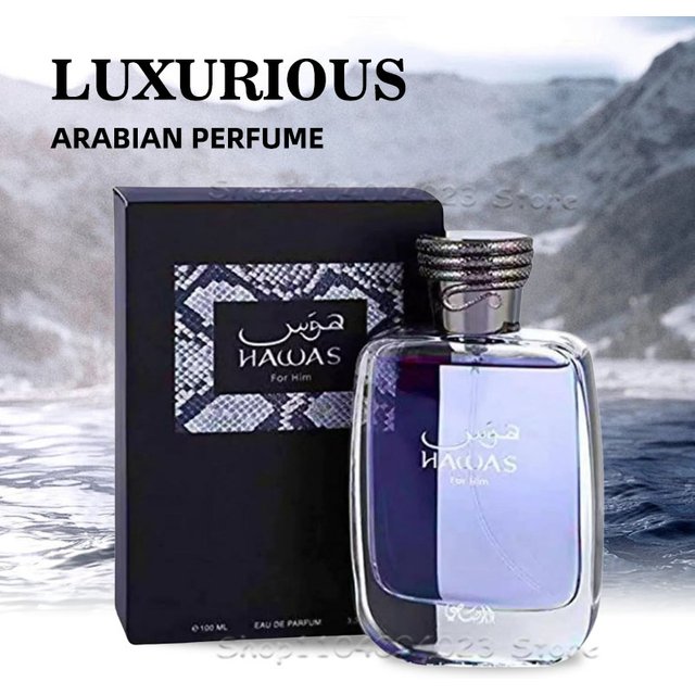 100ml Hawas Perfume for men Original Rasasi Eau de parfum Long-Lasting Fragrance Pour Spray Aquatic Scent High Quality Cologne
