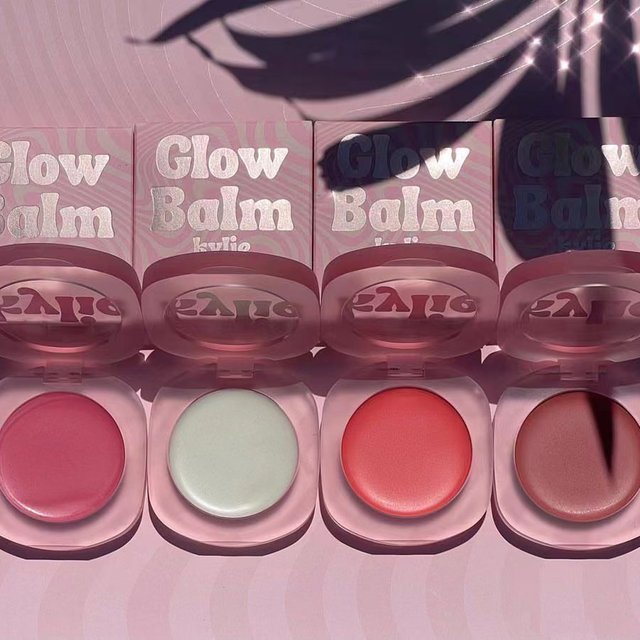 Kylie Glow Balm Multi‑Use Cream Blush Dewy Cheek Tint Moisturizing Face Highlighter Natural Glow Blush Makeup Cosmetic for women