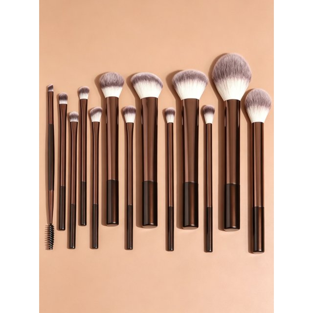 13 Piece Soft Fluffy Makeup Brush Set Foundation Make-Up Concealer Powder Eye Shadow Powder Blusher Facial Beauty Tool