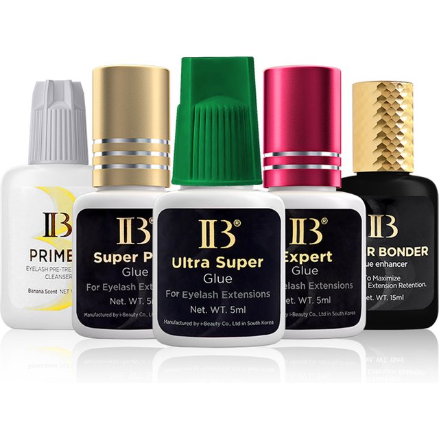 1 Bottle IBeauty Ultra Super Plus Glue Fake Eyelash Extension Korea 0.5s Dry Makeup Tool Adhesive Supplies Primer Bonder Booster