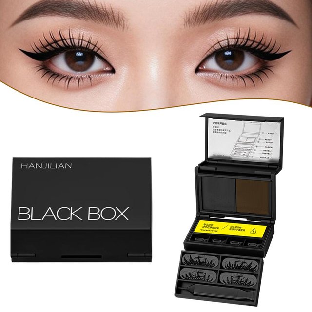 3-in-1 Lower Eyelash Stamp Eyeliner & Mole Non-Slipping Portable Fast Application Natural Long-lasting Eye Makeup Set 2026 New