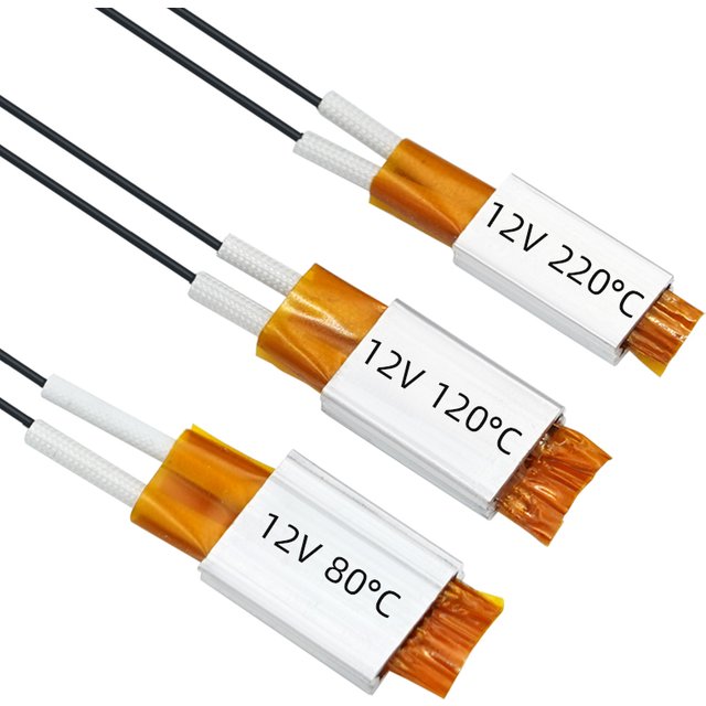 1-3Pcs Heating Element Hair Dryer Accessories Curlers Heater 80-220 Degrees Celsius Ptc Heaters 12V Applicable Miniature Heating
