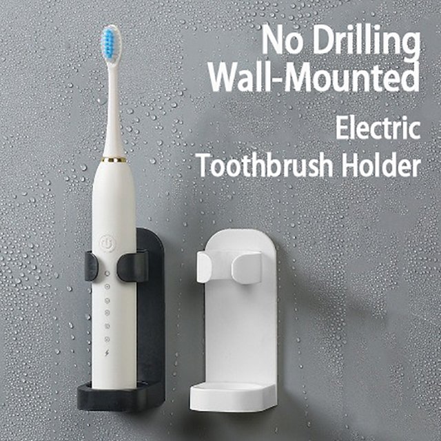Traceless Electric Toothbrush Holder Adjustable Toothbrush Stand Wall Mount Punch-free Adapt 90% Dental Organizer YSJ002