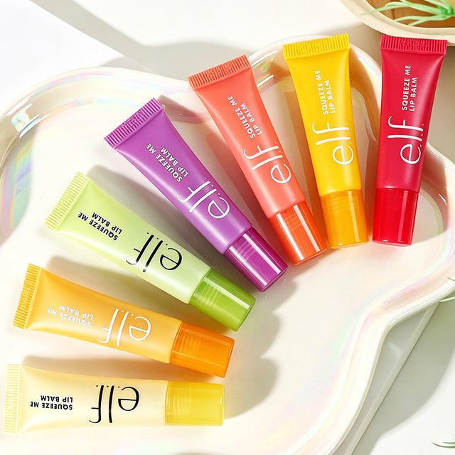 Elf Portable Fruit Flavor Lip Balm Toffee Lightweight Hydrating Nourishing Repairing Improve Lip Lines Dryness Tinted Cosmetic