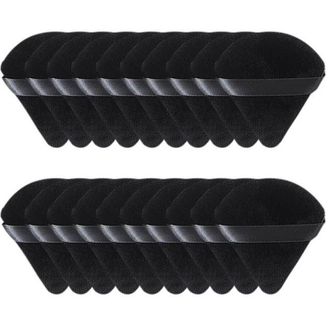 10/20Pcs Triangle Velvet Powder Puff Pizza Flours Mini Face Makeup sponge Cosmetics Washable Lightweight Makeup Tool