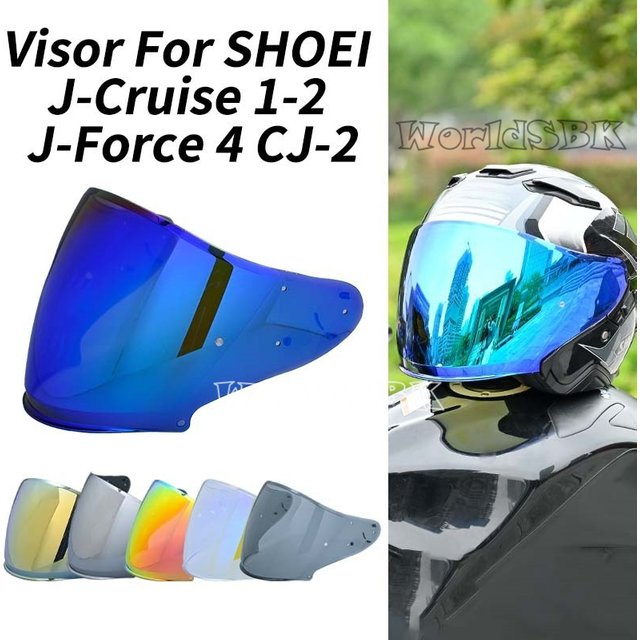Visière de casque pour SHOEI j-cruise 1 j-cruise 2 j-force 4 CJ-2, lentille de casque de Moto, bouclier facial ouvert, Viseria Capacete Moto Glasse