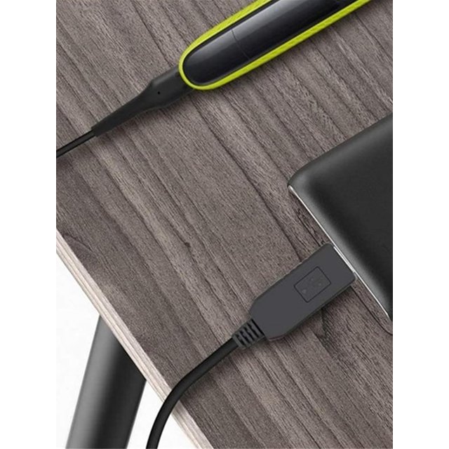 Brangdy 15V USB Charger Cable Fit for Philips Norelco One Blade HQ8505 QP6510 QP6520 QP6530 QP6550 MG5750 MG7750 Electric Shaver