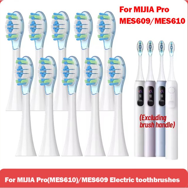 For MIJIA MES609/610 Pro Soundwave Sweeping Sonic Electric Toothbrush Replacement Brush Heads Sealed Package