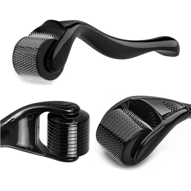 Derma Roller DRS 540 Facial Skin Care Dermaroller Titanium Micro Needle Roller for Hair Regrowth Beard Growth Face Beauty Device