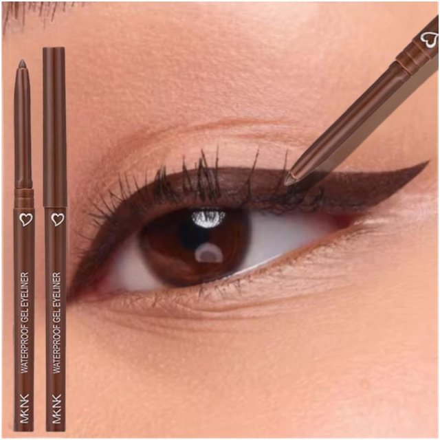 Brown Eyeliner Pencil Waterproof Long-lasting Blue Black Brown Easy Wearing Eyeliner Pen