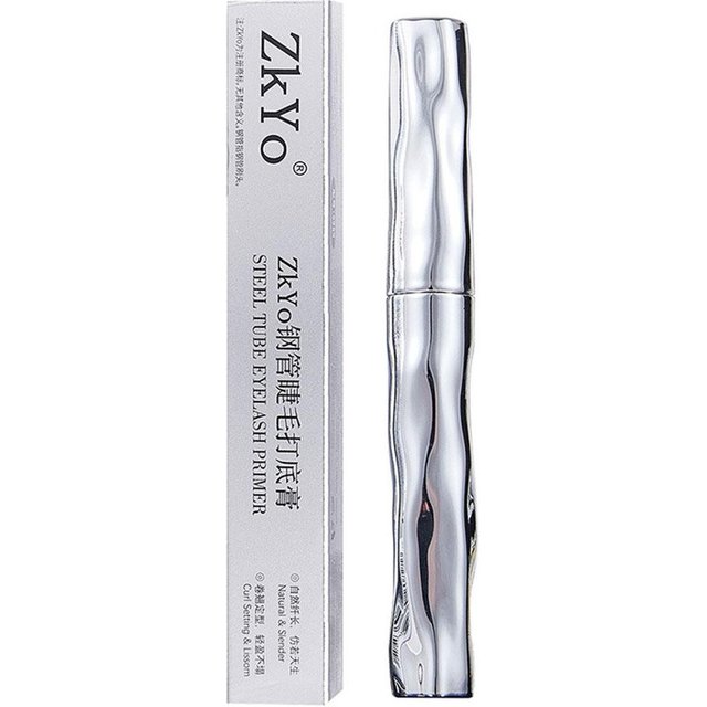 Curling Mascara - 1pcs Waterproof Long-Lasting Slim Metal Iron Brush Mascara Washable Strong Lash Lift No Clumping for women