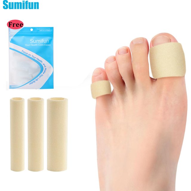 1Pcs Sumifun Foam Toe Separator Finger Protector Toe Cushion Tubes Sleeves for Bunion Corns Blisters Calluses Foot Care Tool