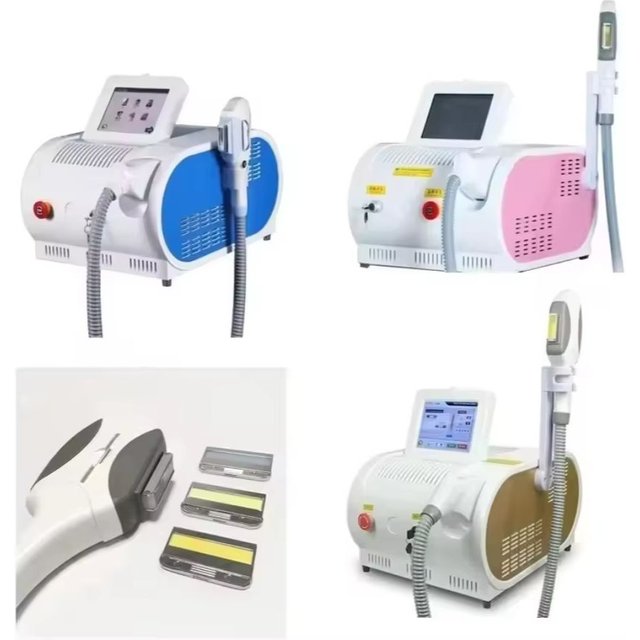 Portable IPL Hair Removal Machine E-Light Skin Rejuvenation System Painless Facial Body Hair Remover Anti-Aging Device