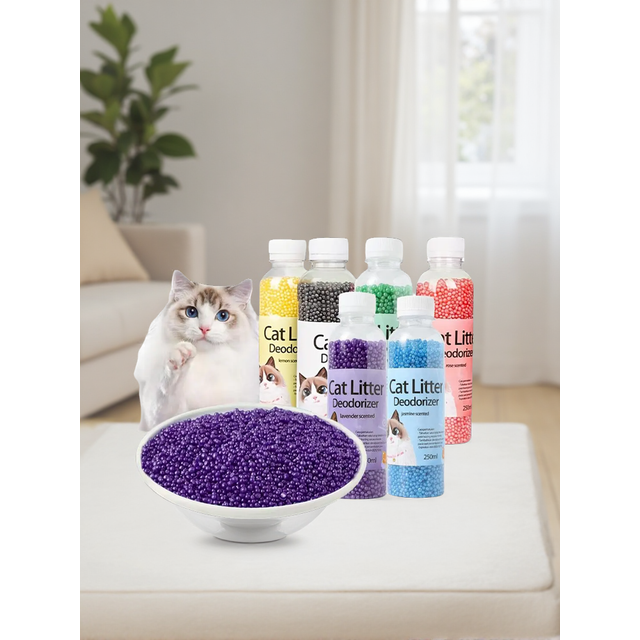 A Bottle of Deodorant Beads for Cat Sand: Makes Your Home Smell Comfortable and Eliminates Odors