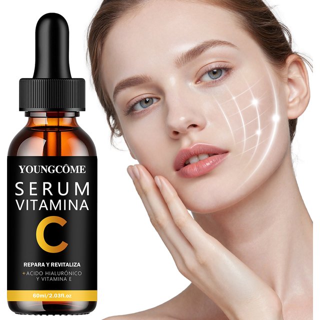 YOUNGCOME Vitamin A Serum + Hyaluronic Acid & Vitamin E, Facial Brighten Skin & Boost Radiance Essence, Daily Skincare Treatment