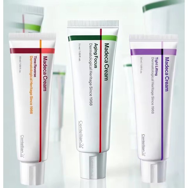 Madeca Cream Time Reverse 50ml Firming Moisturizer Centella Asiatica Soothes The Skin Repair The Skin Barrier Korean Skincare