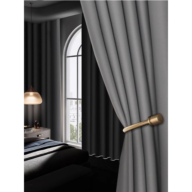Blackout Curtains, Full Blackout, Bedroom, Heat Insulation, Sunscreen, New Hook-type Nordic Simple Living Room Sunshade Cloth