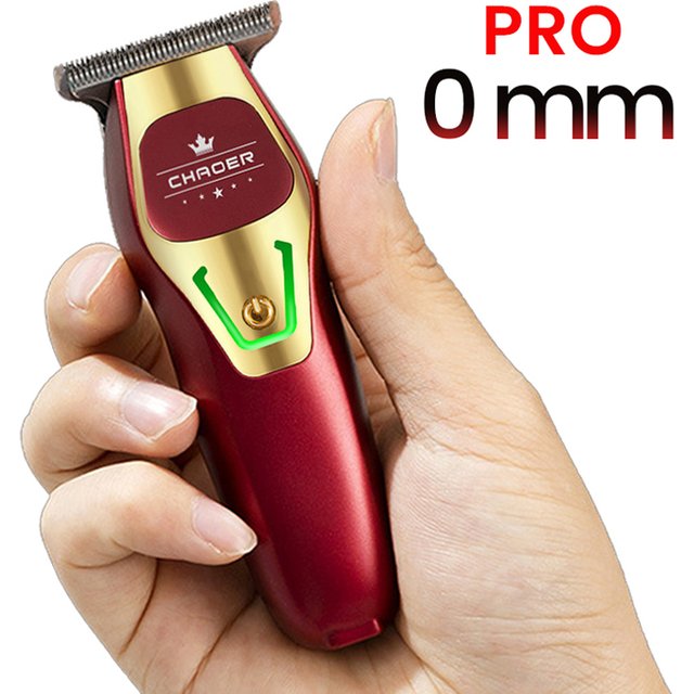 Powerful Professional Hair Trimmer Men 0 MM T Blade Electric Clipper Rechargeable Barber Haircut Machine Beard Trimmer Shaver
