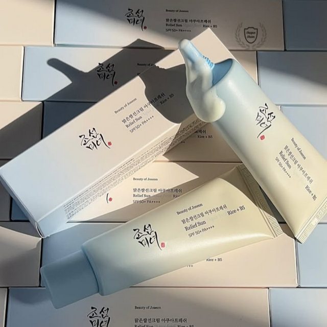 Beauty of Joseon SPF50+ Korean Facial Sunscreen Refreshing Rice Probiotic Sun-Proof Essence Gently Moisturizes Resists UV Rays