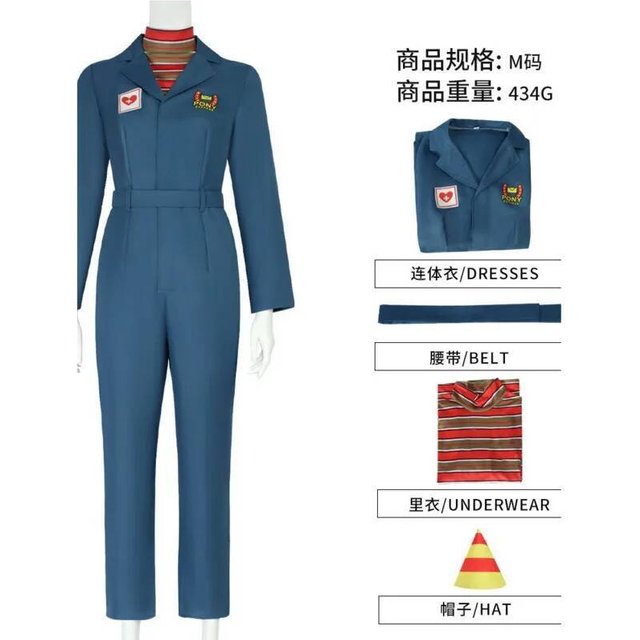 Halloween Cosplay Game Silent Woe Anya Female Crew Cosplay Costume Halloween Horror Funny Mouthwashing Uniform
