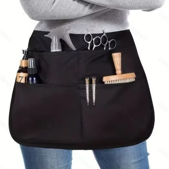 Tablier de coiffeur noir professionnel imperméable coiffure shampooing coupes de cheveux tablier barbier Coiffeur tablier outils de Salon de coiffure