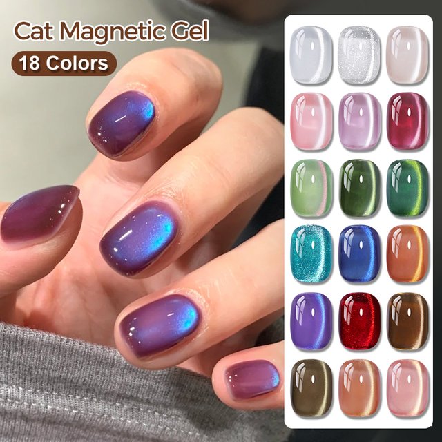 UR SUGAR 15ml Cat Magnetic Gel Nail Polish Colorful Semi Permanent Soak Off UV LED Gel Varnish for Cat Magnet Nail Art Manicure