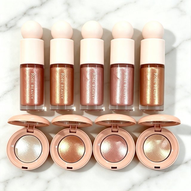 Rare Beauty Makeup Light Silky Touch Highlighter Soft Pinch Liquid Blusher Positive Light Lqiuid Luminizer Lasting Oil Control