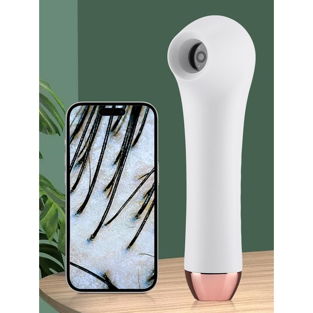 Wireless Electron Dermatoscope Scalp Detection Pores Magnifier Waterproof Professional Facial Skin Analyzer Machine Skin Care