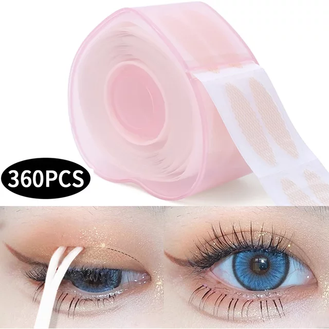 Invisible Eyelid Sticker Self Adhesive Mesh-Lace Double Eyelid Stickers Transparent Eyelid Tape Sticker Ladies Eyes Makeup Tools