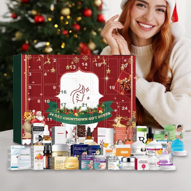 Beauty Calendar Advent 24 Days Christmas Skin Care Set for women 2025 Holiday Moisturizing Skin Care Products For Sister